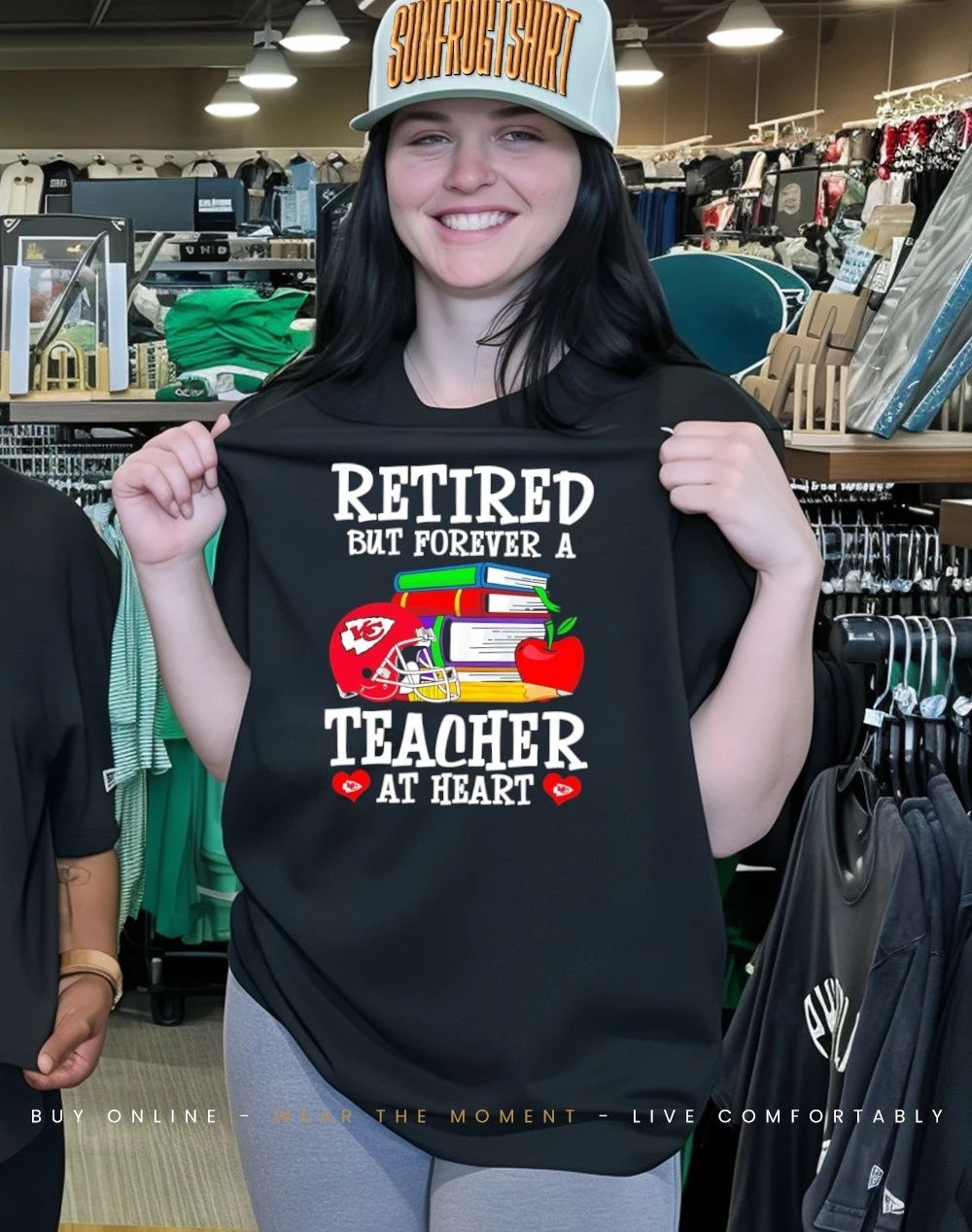 Kansas City Chiefs Retired But Forever a Teacher At Heart shirt