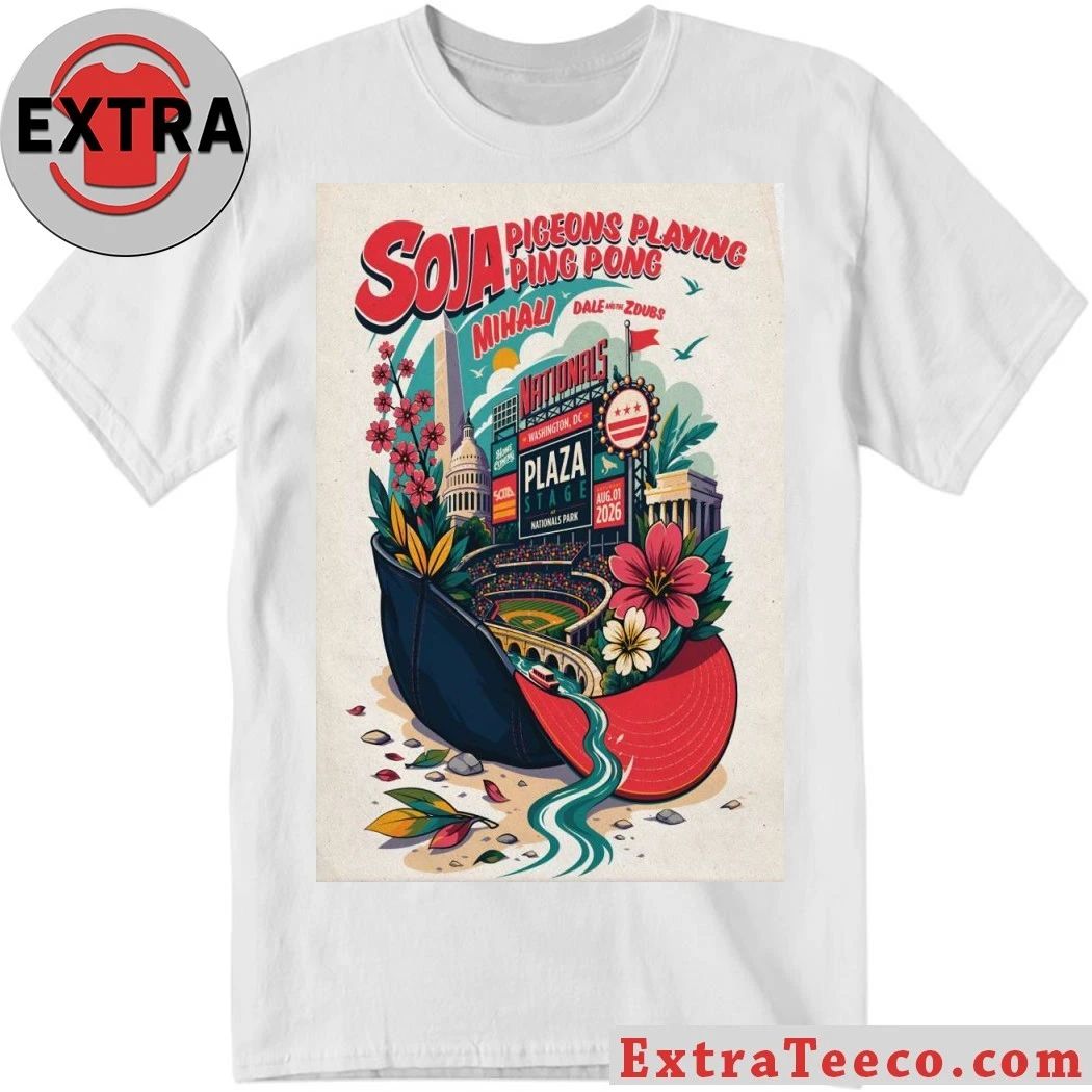 SOJA 8 1 2026 Washington DC Poster Shirt