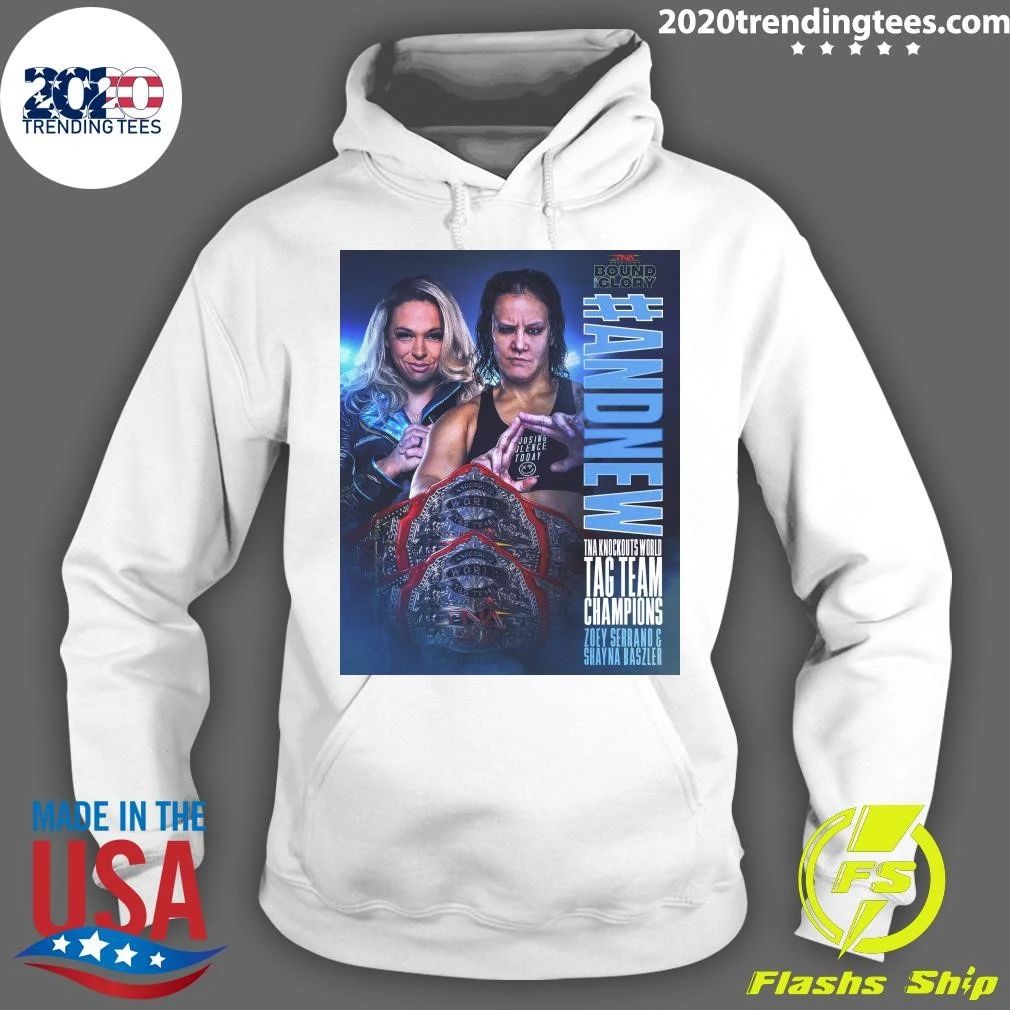 And New Knockouts World Tag Team Champions Zoey Serrano and Shayna Baszler Shirt