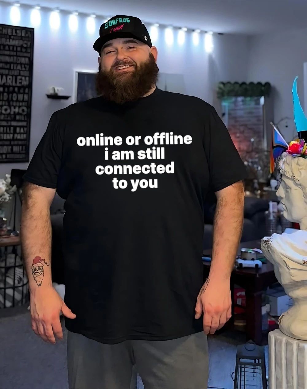 Online or offline I am still connected to you shirt