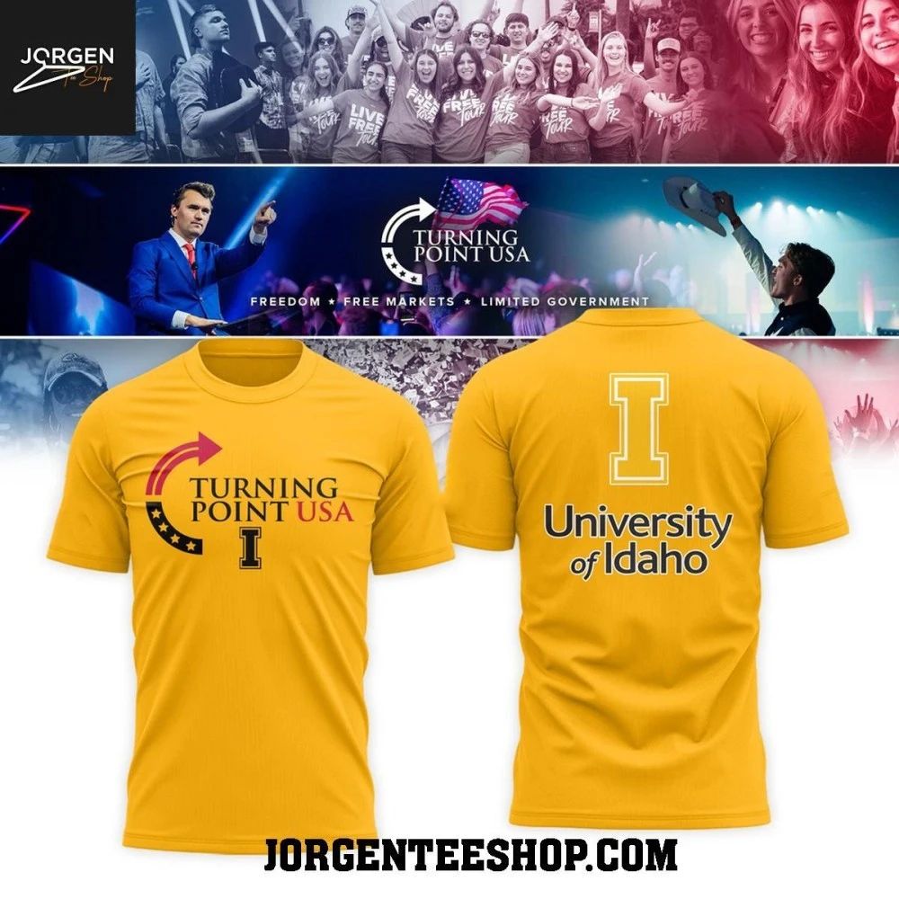 Idaho Vandals Charlie Kirk Turning Point USA Freedom Shirt