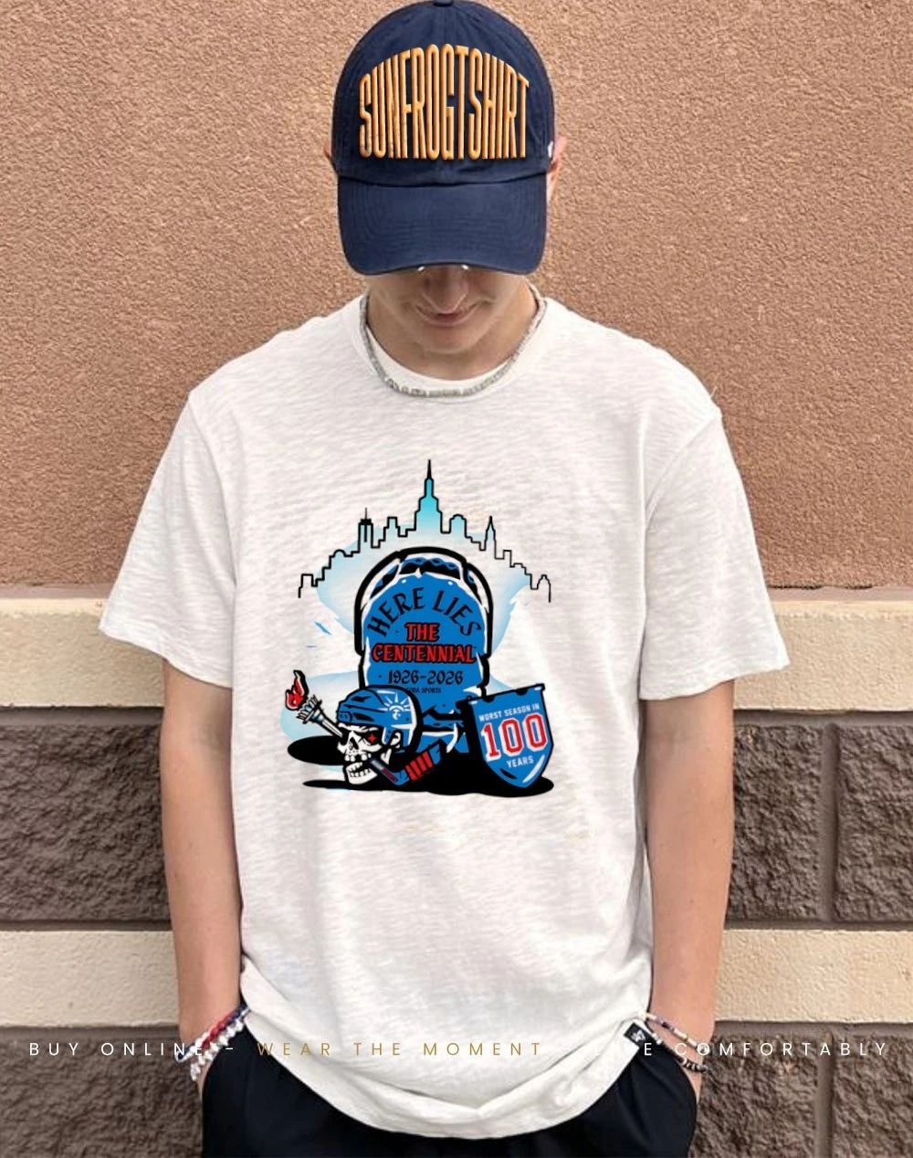 New York Rangers here lies The Centennial 1829 2026 Worst Season in 100 Years shirt