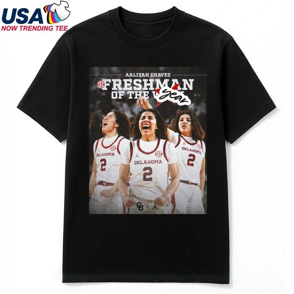 Oklahoma Sooners Aaliyah Chavez National Freshman of the Year Shirt