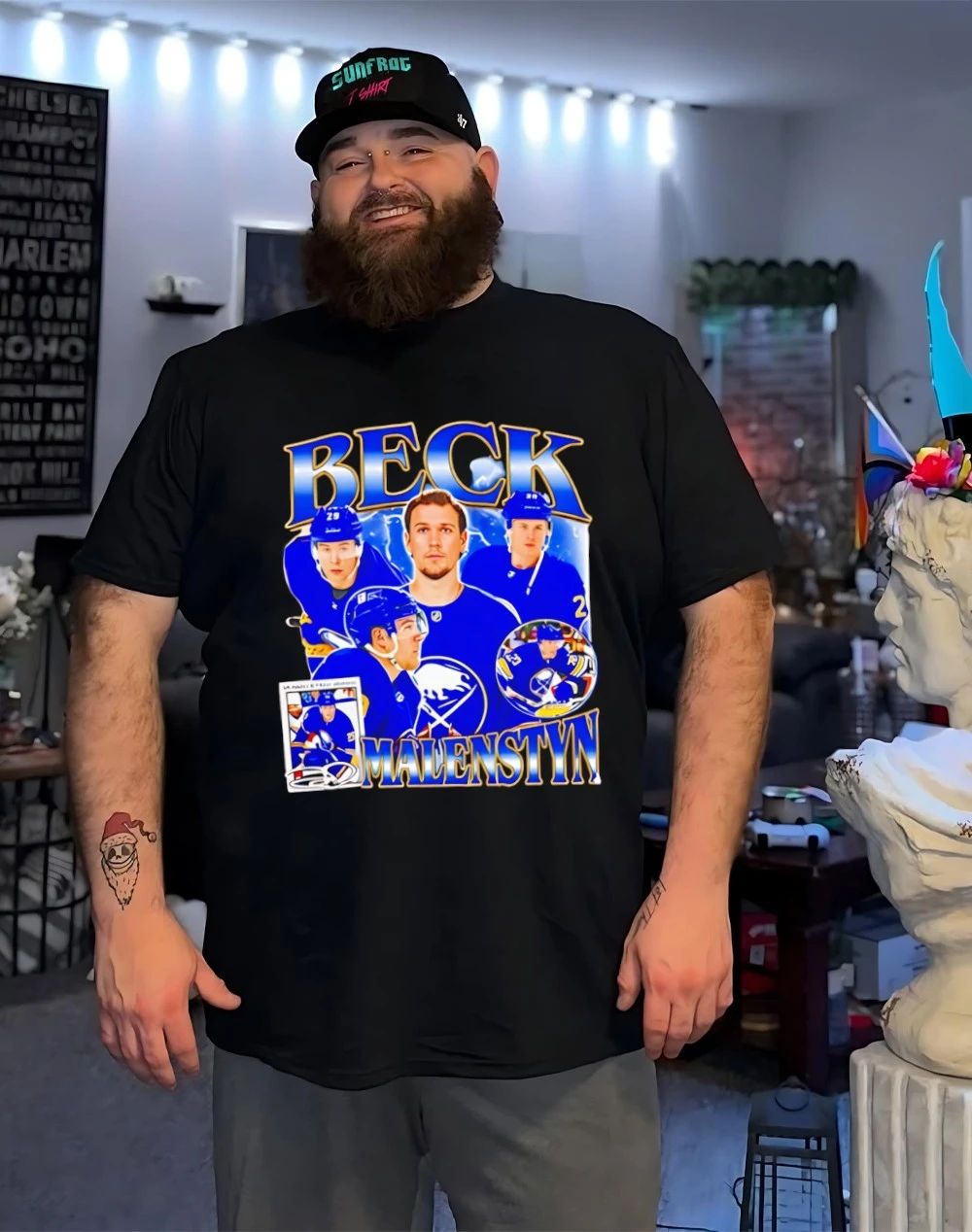 Beck Malenstyn Buffalo Sabres National Hockey League graphic shirt