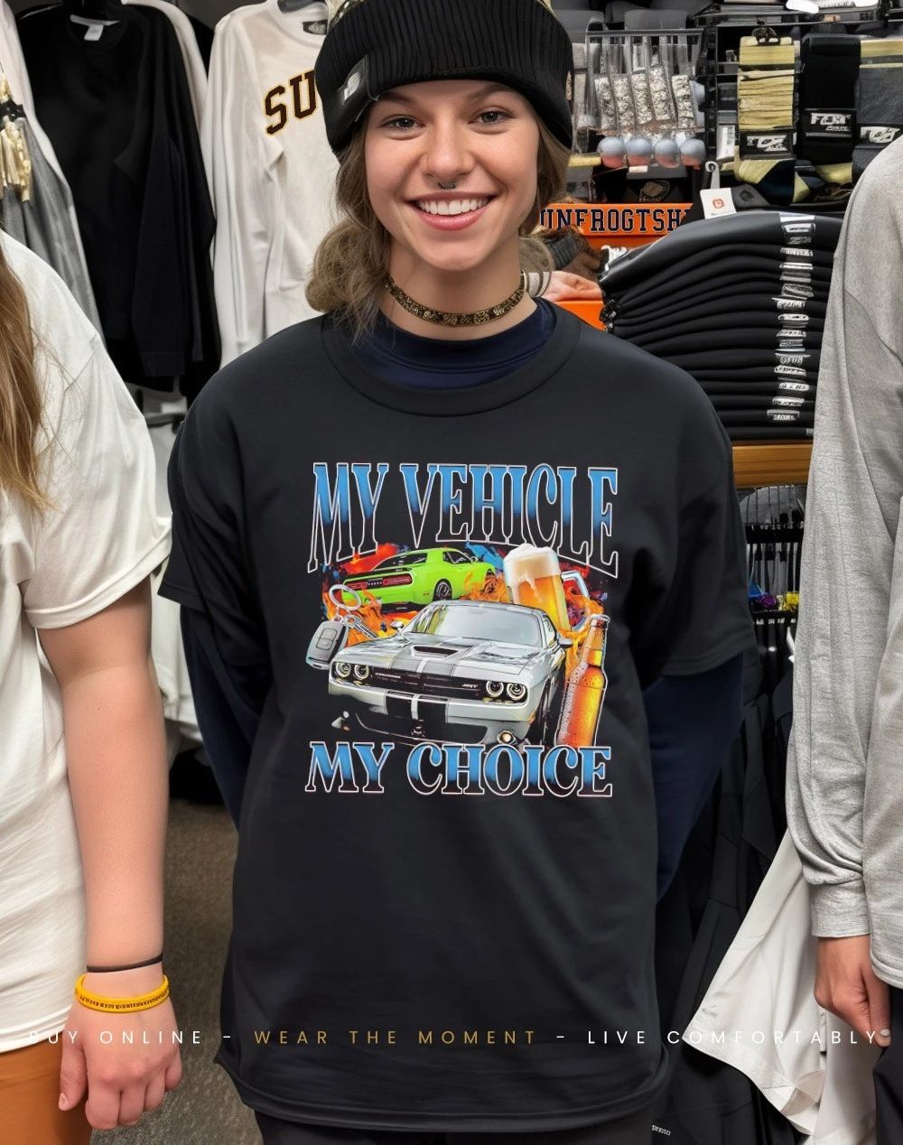 My vehicle my choice car alcohol shirt