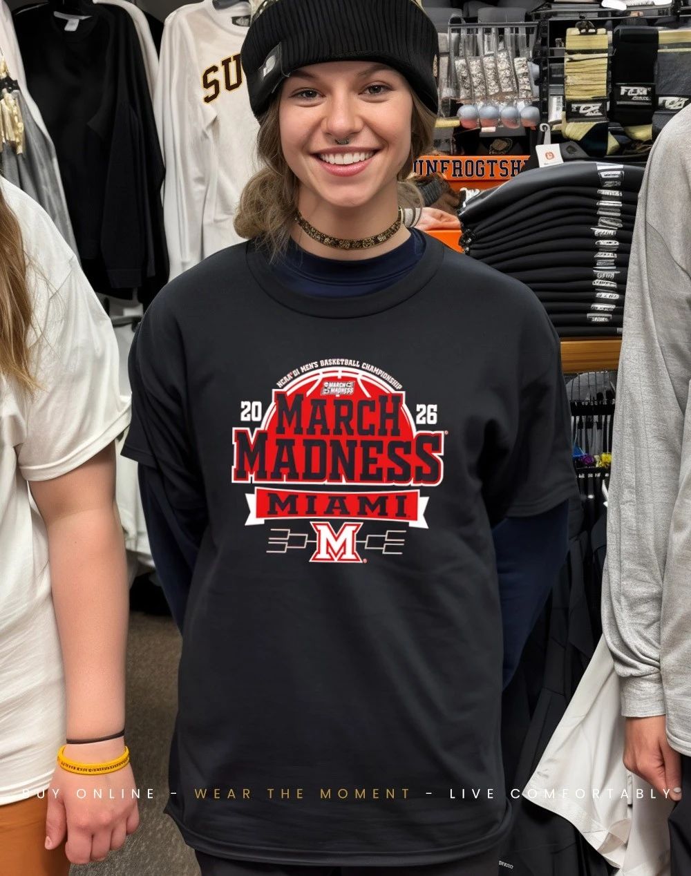Miami RedHawks 2026 NCAA Men’s Basketball March Madness Bound shirt