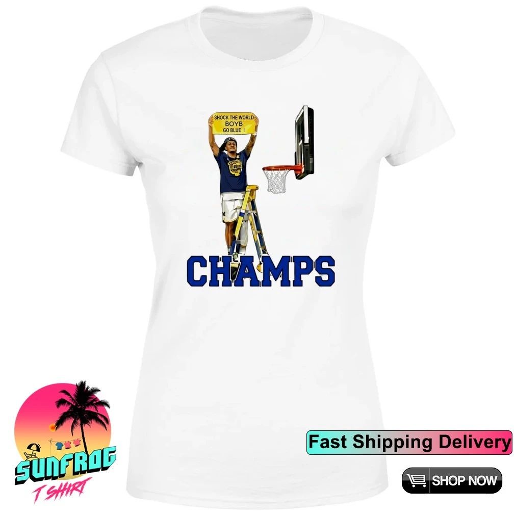 Yaxel Lendeborg Michigan Wolverines Shock the world boyb go blue shirt