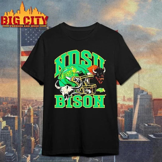 Premium Ncaa Football Ndsu Bison Vintage Helmet Shirt