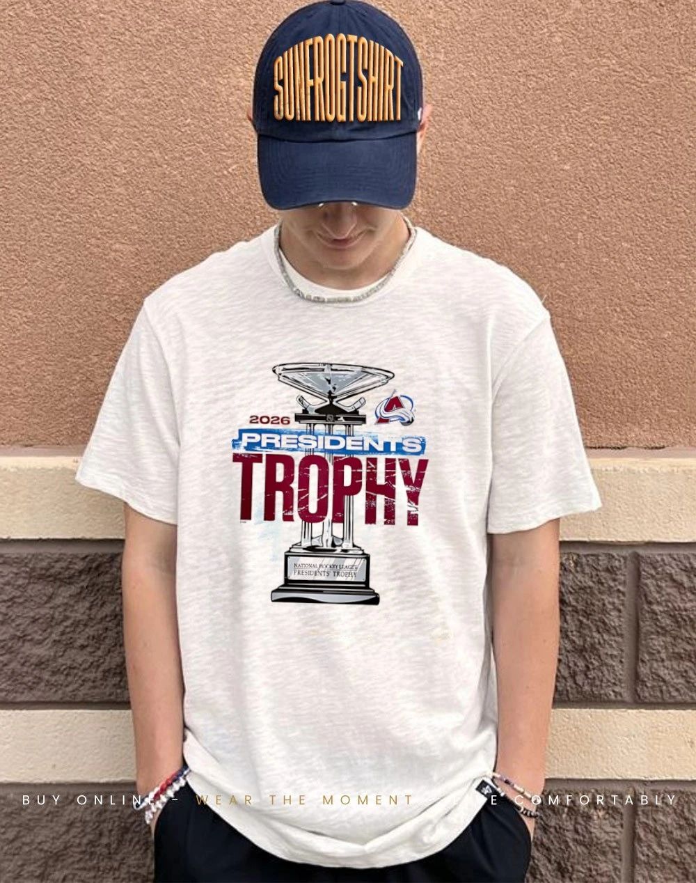 Colorado Avalanche 2026 Presidents’ Trophy Winner shirt