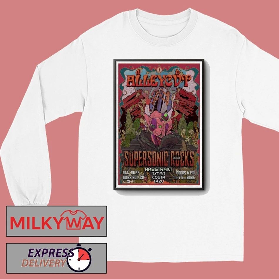 Limited ALLEYCVT May 8 2026 Red Rocks Tour Poster Morrison shirt