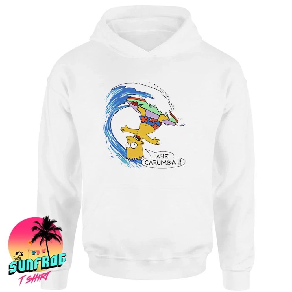 Aye Carumba Simpsons Surfing shirt