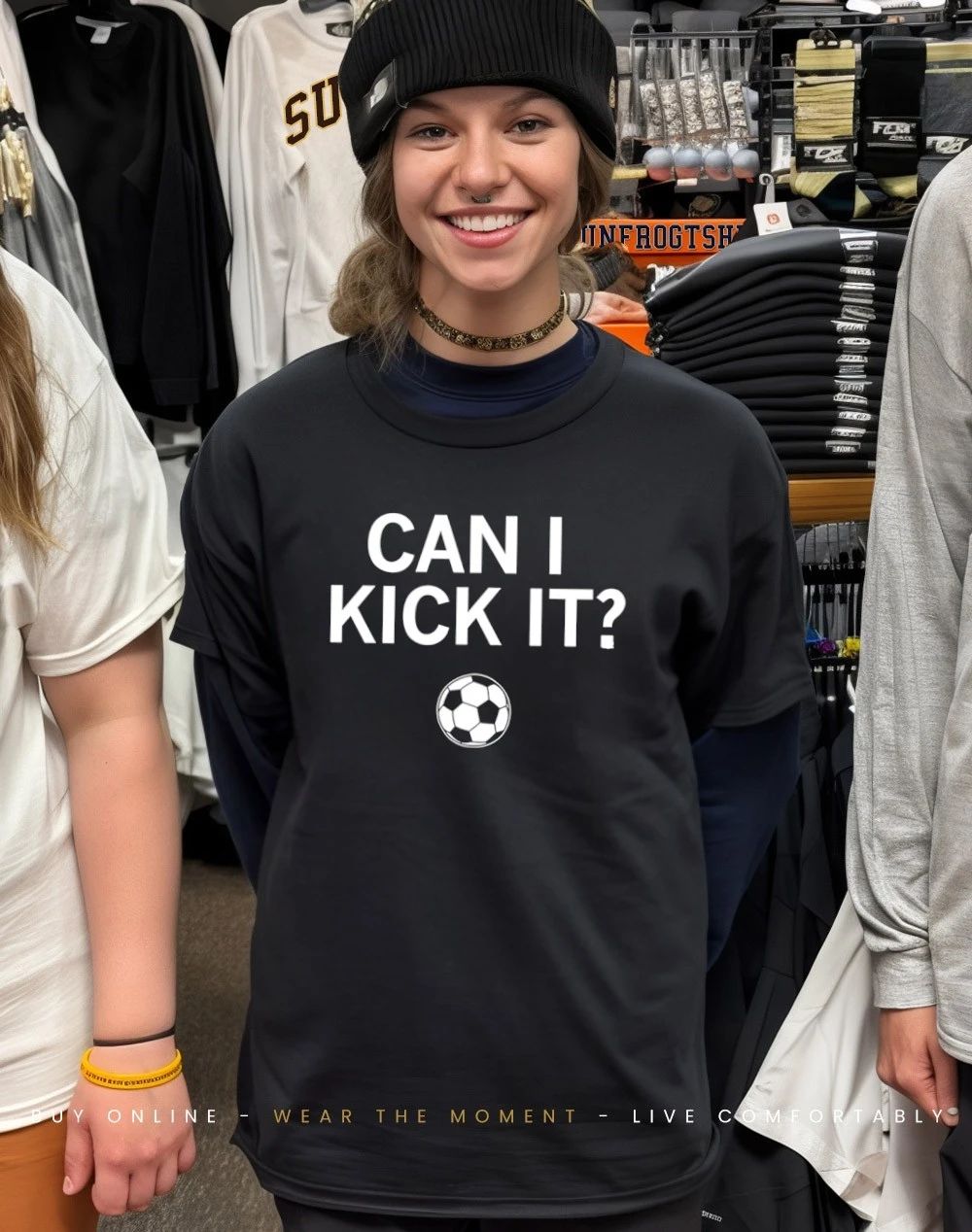Can I Kick It Soccer shirt
