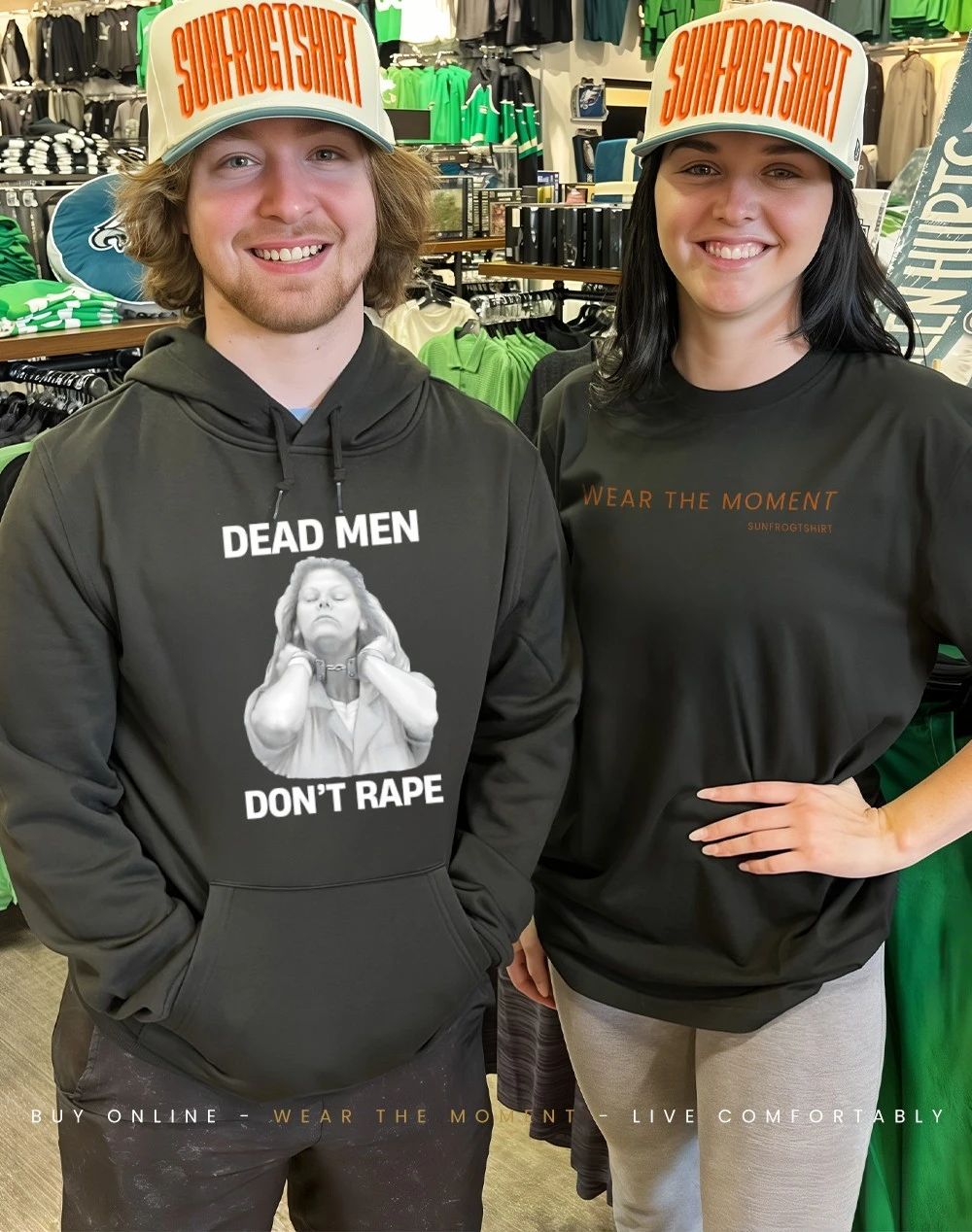 Dead Men Don’t Rape graphic shirt