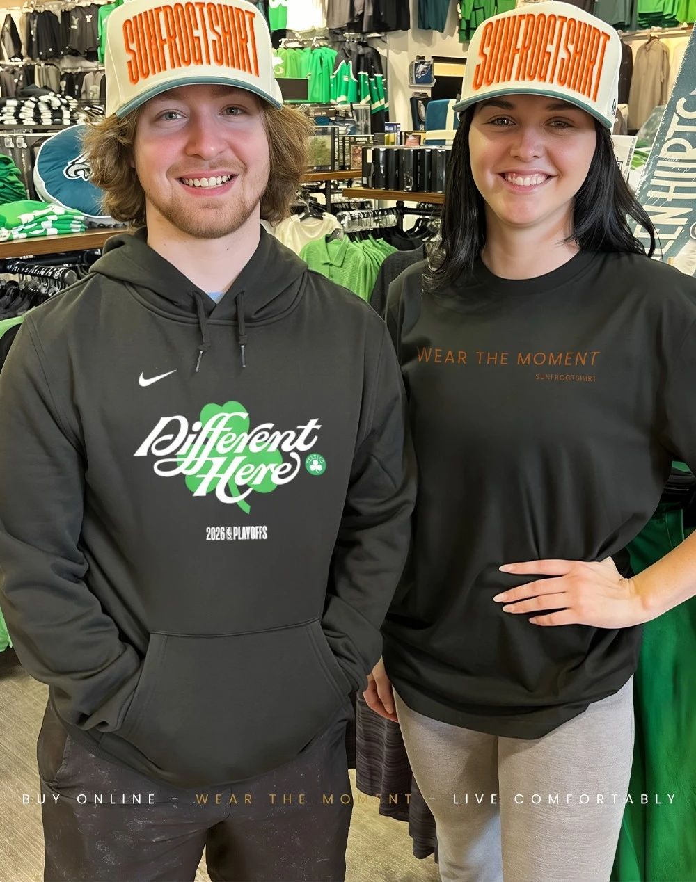 Different Here 2025-26 NBA Playoffs Boston Celtics shirt