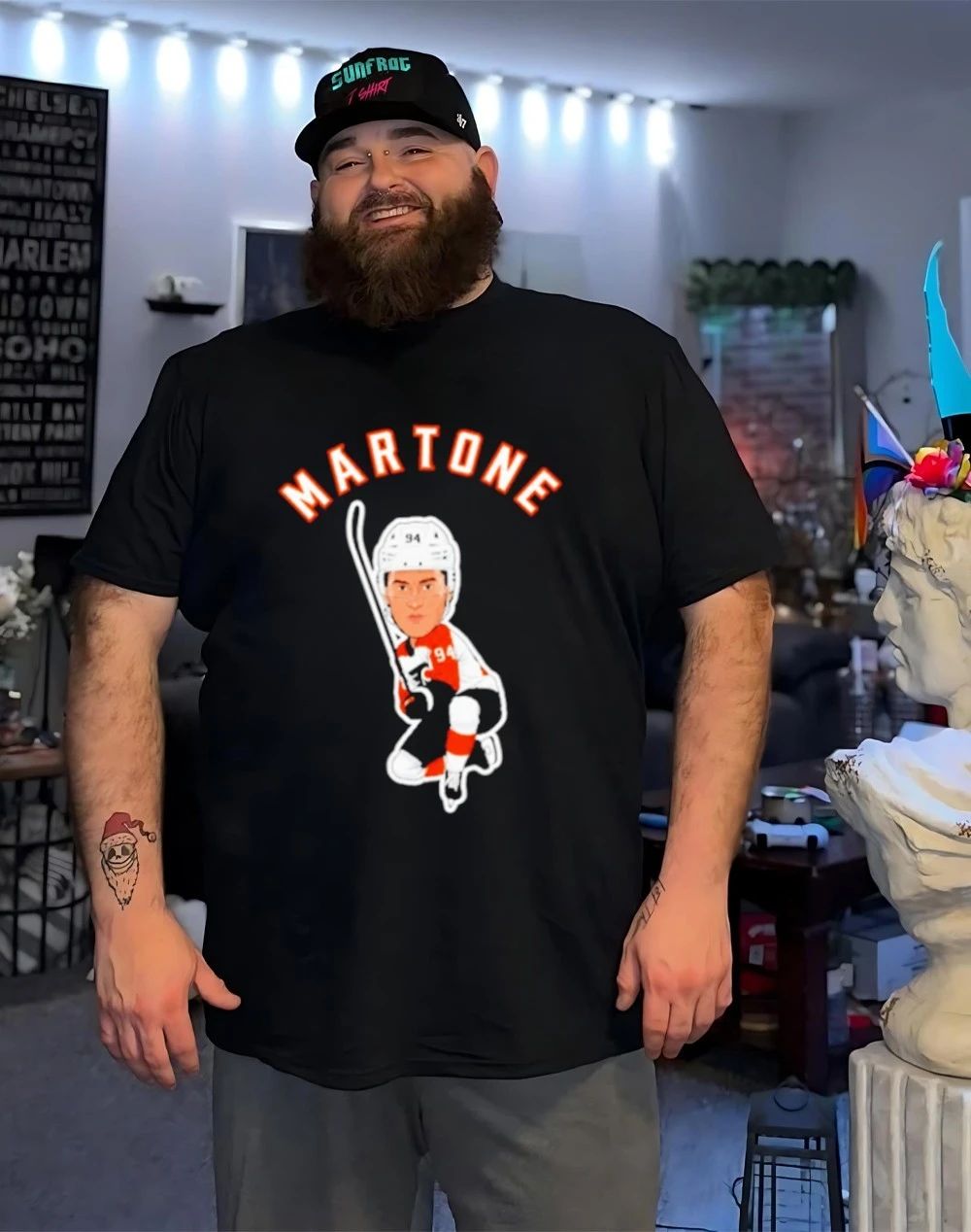 Porter Martone 94 Philadelphia Flyers Hockey Caricature shirt