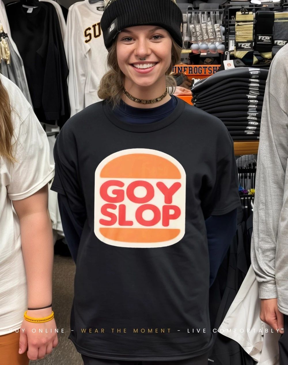 Goy Slop King logo shirt