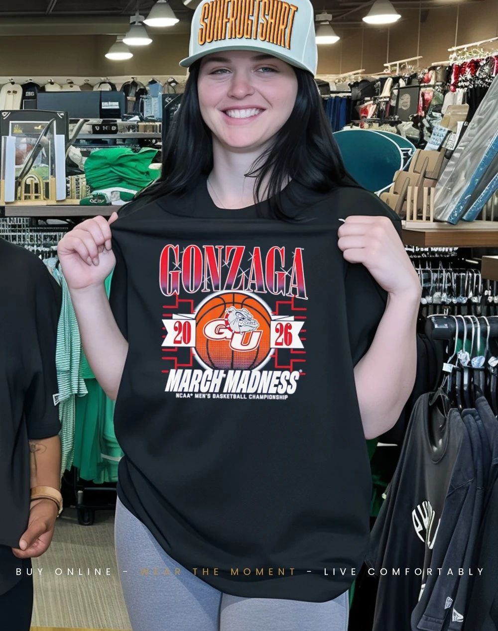 Gonzaga Bulldogs MBB 2026 March Madness logo shirt