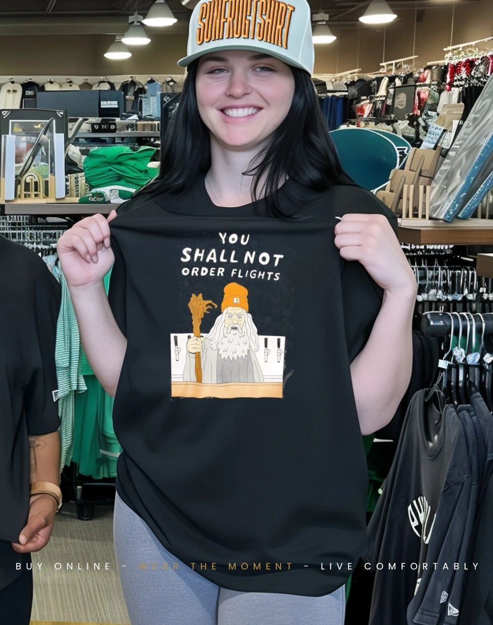 You shall not order flights wizard shirt