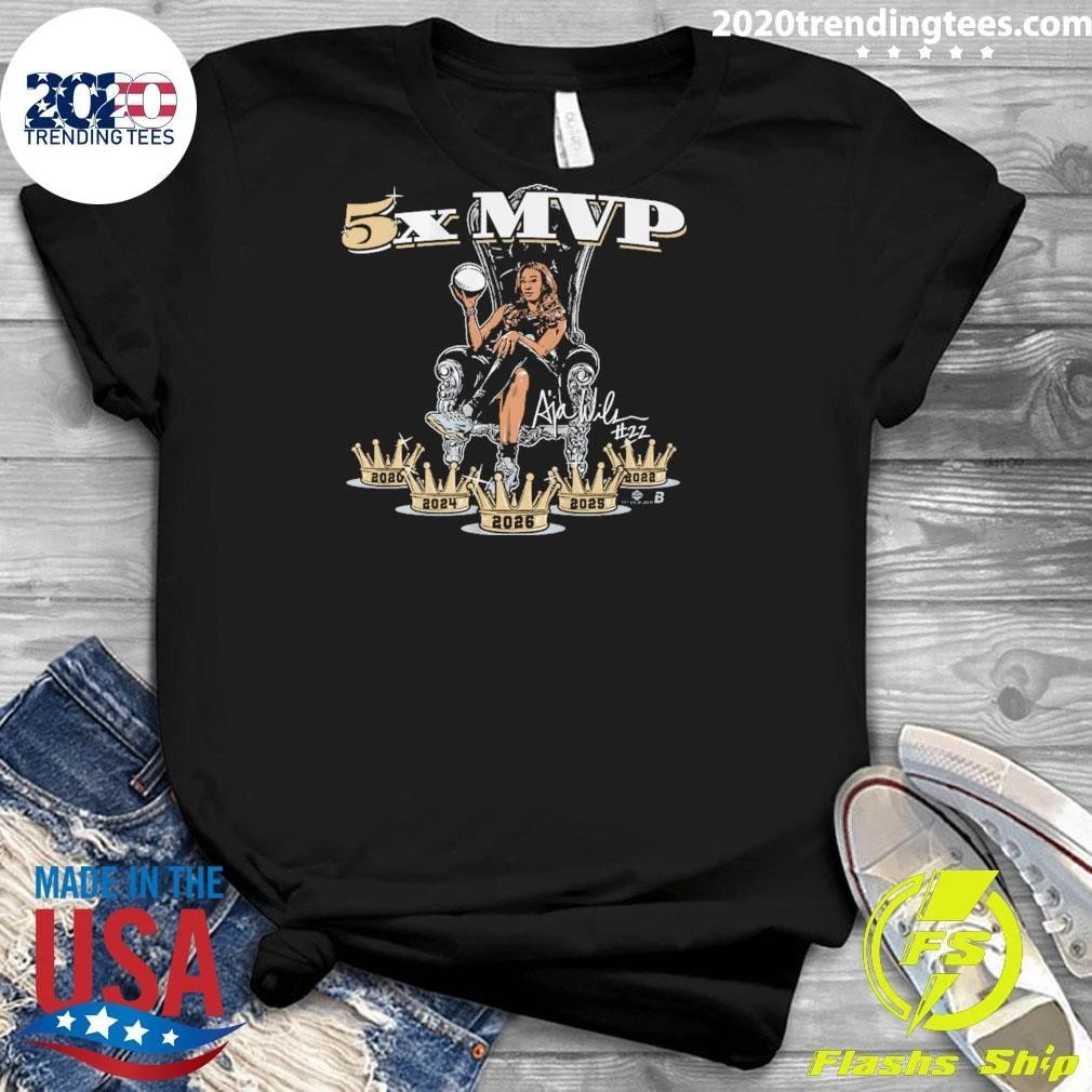 A’ja Wilson 5x MVP Shirt