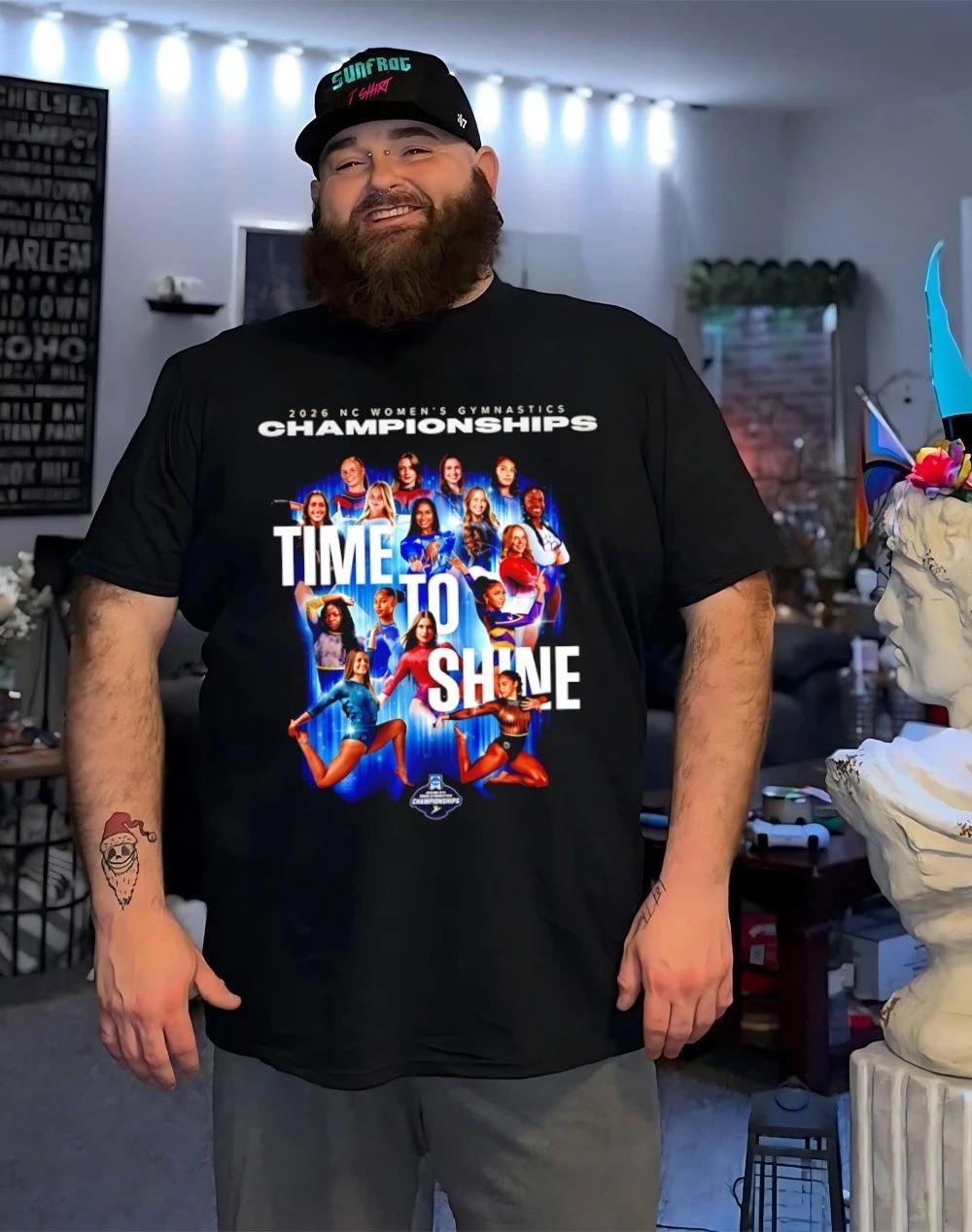 2026 Nc Womens Gymnastics Championships Time To Shine shirt