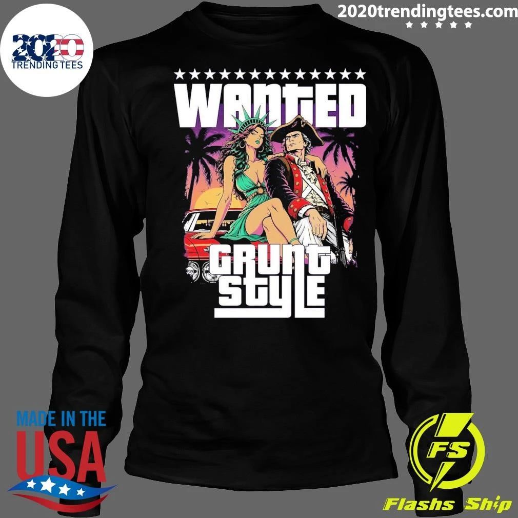 Wanted Grand Theft Auto Shirt