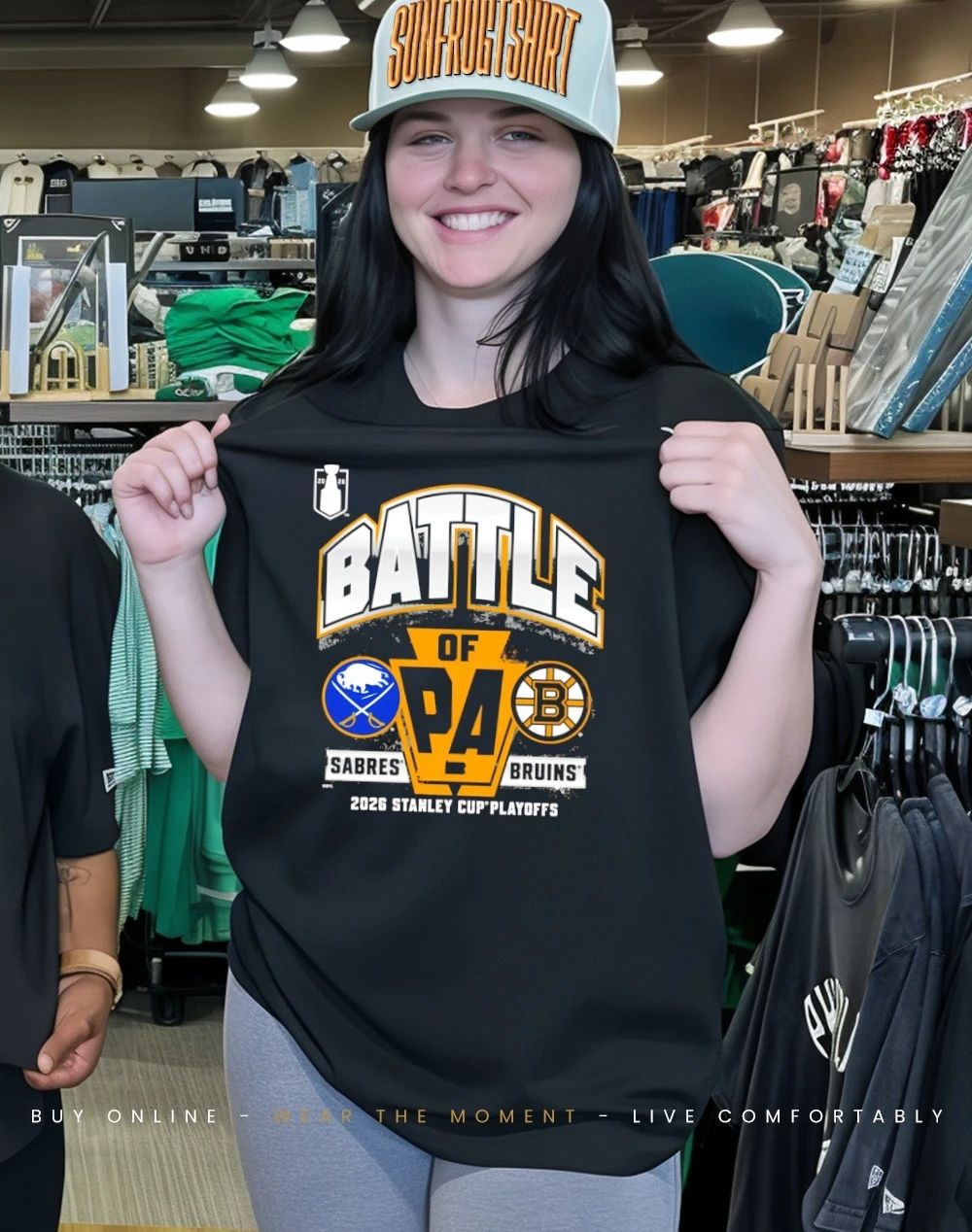 Buffalo Sabres vs Boston Bruins NHL 2026 Stanley Cup battle shirt