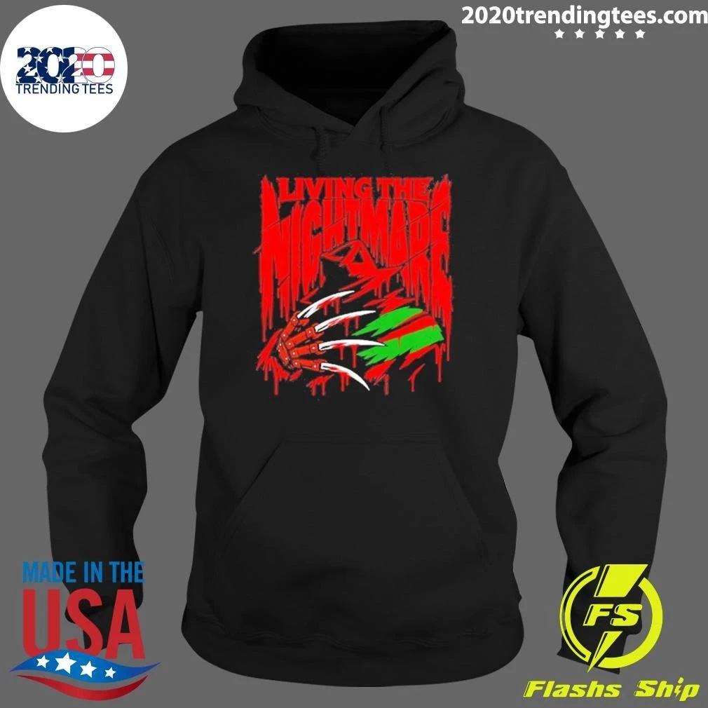 Living The Nightmare Freddy Krueger Horror Movie Shirt
