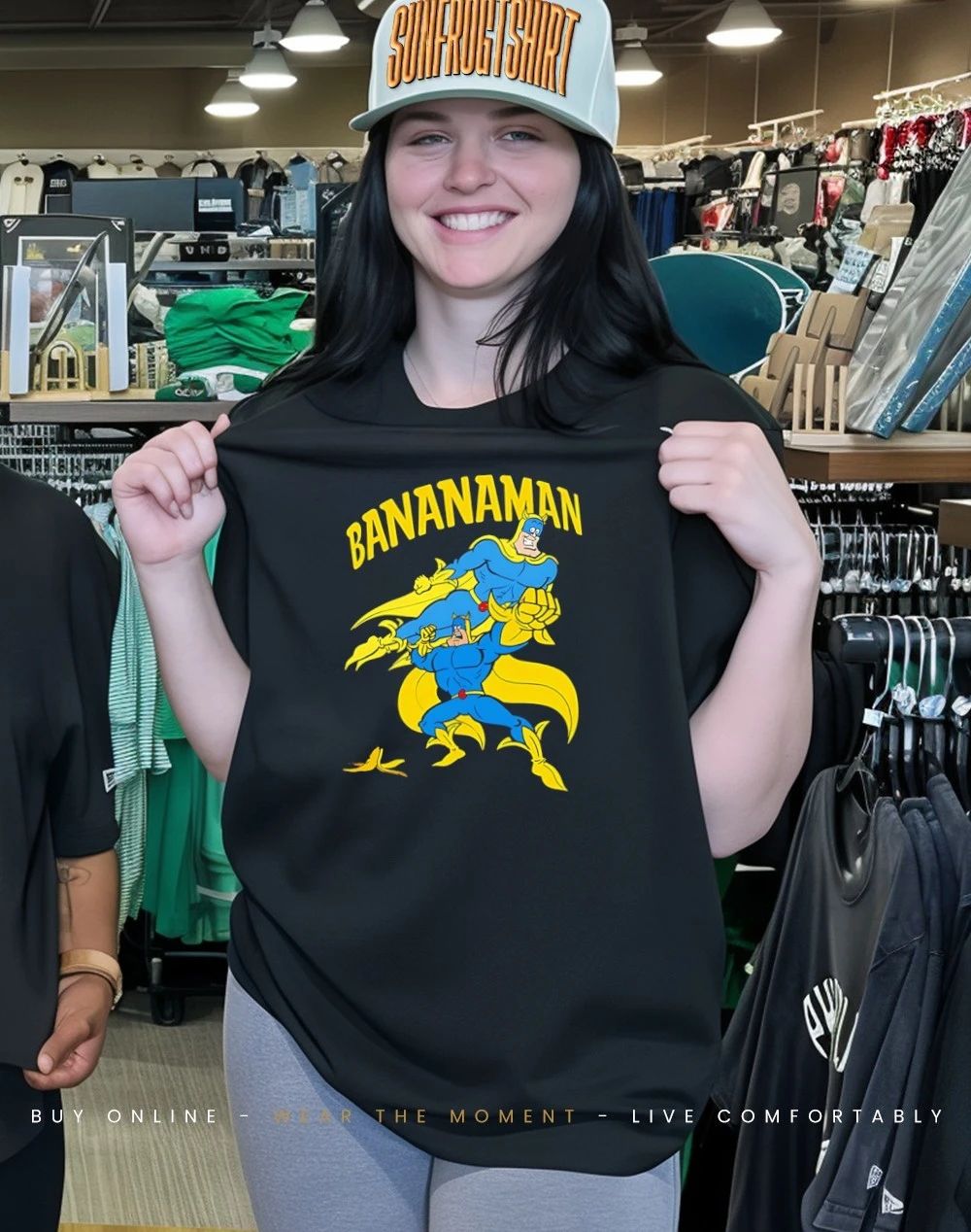 Bananaman Banana picture collage shirt
