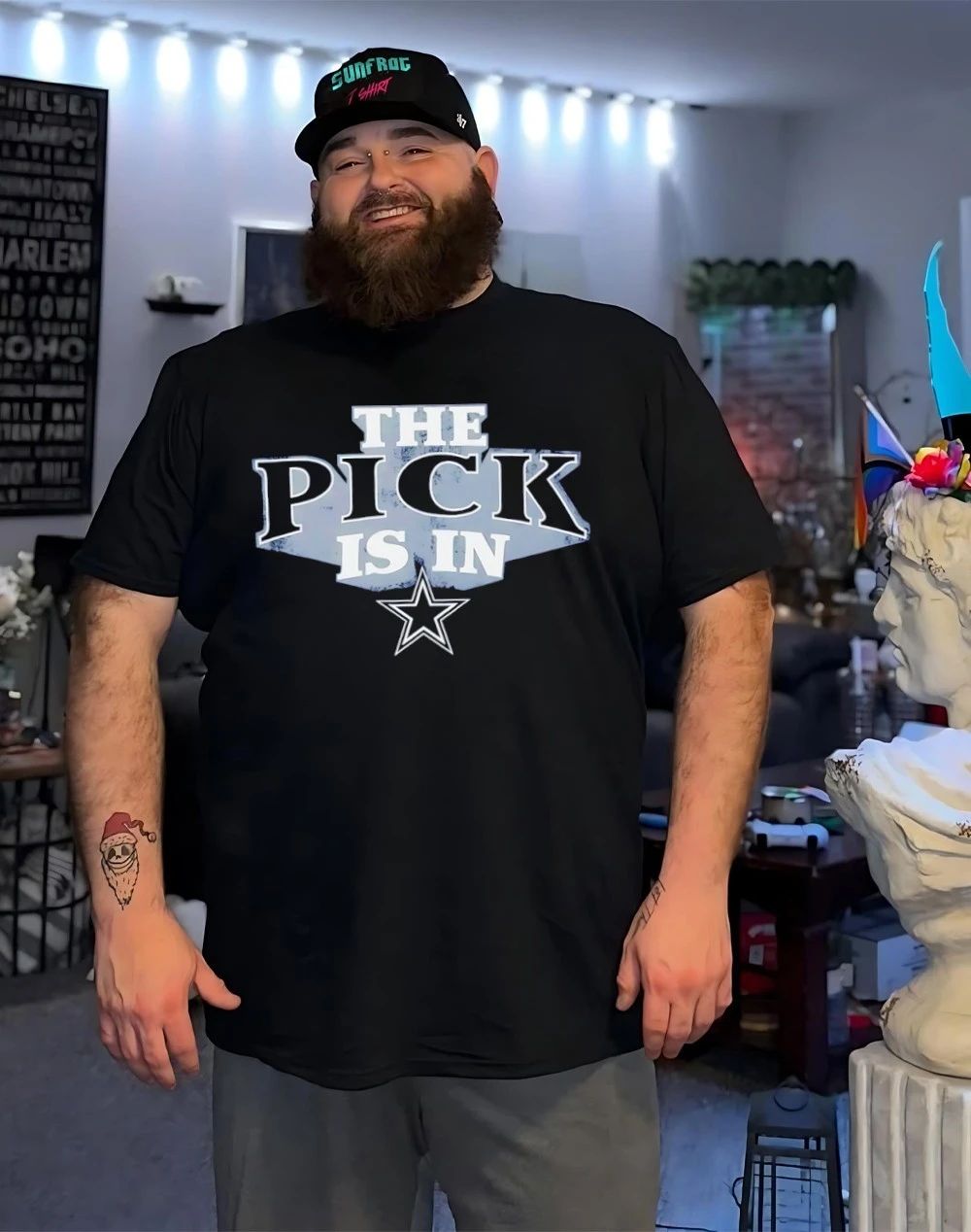 Dallas Cowboys The Pick Is In logo shirt