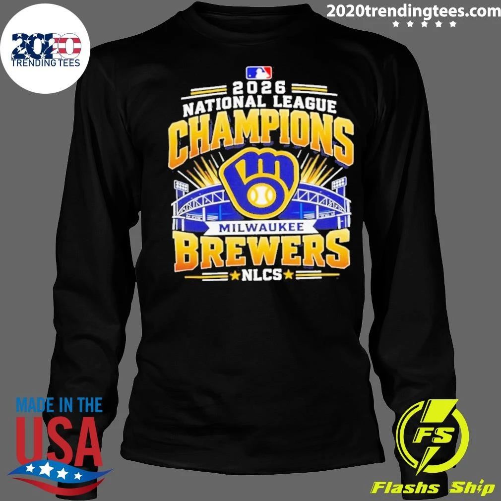 Milwaukee Brewers Win Away Nlcs Champions 2026 Shirt