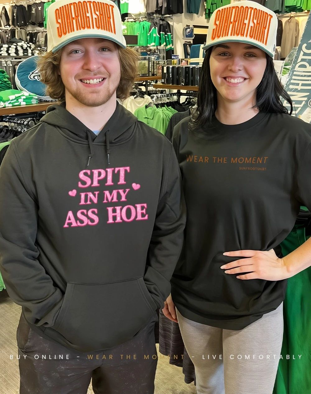 Spit in my ass hoe heart shirt
