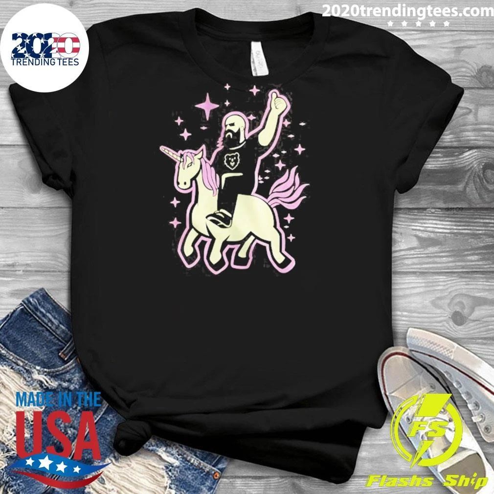 The Mythic Unicorn Wrangler Bearded Man Shirt