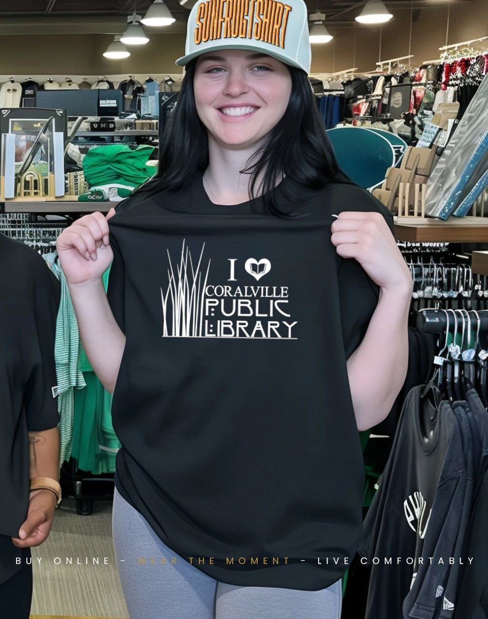 Coralville Public Library I Heart Coralville Public Library shirt