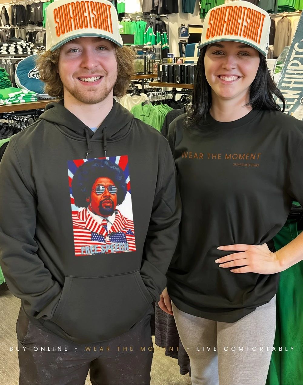 Aftoman Free Speech graphic shirt