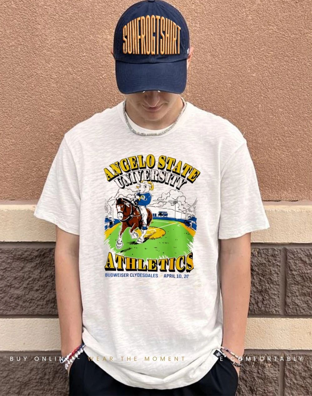 Angelo State University Budweiser Clydesdales April 10 2026 shirt