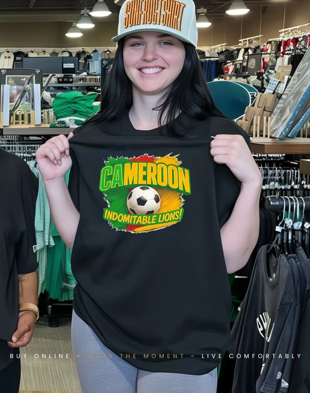 Cameroon Indomitable Lions soccer graphic shirt