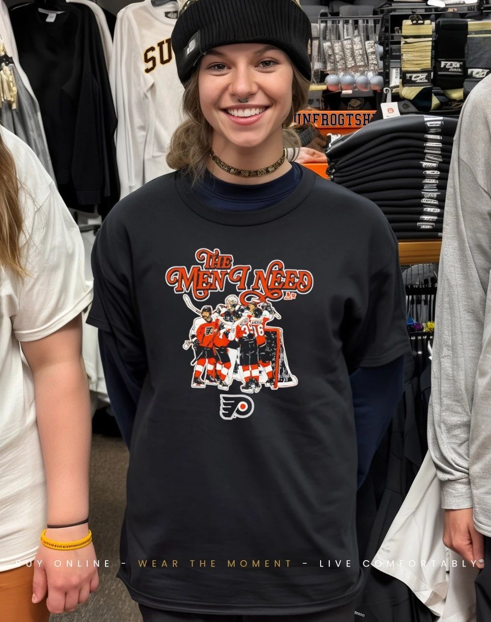The Men I Need Philadelphia Flyers hockey shirt