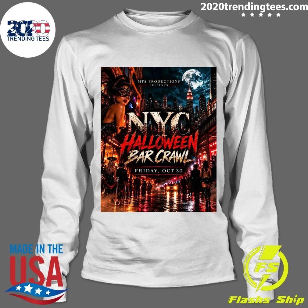 NYC Halloween Bar Crawl 2026 – Manhattan Halloween Nightlife Shirt
