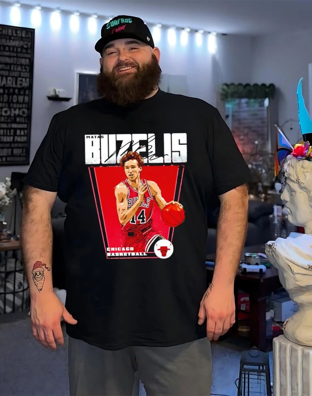 Matas Buzelis Chicago Bulls Premiere signature shirt