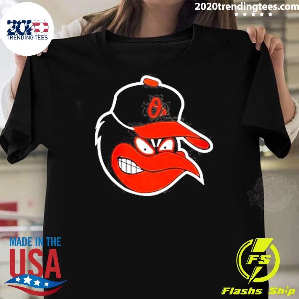 Orioles Mascot Baltimore Orioles 2026 Baseball Logo Back Shirt