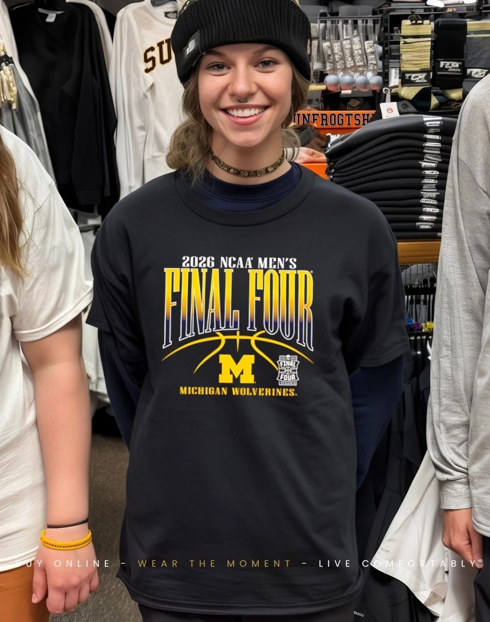 Michigan Basketball Final four 2026 Men’s March Madness logo shirt
