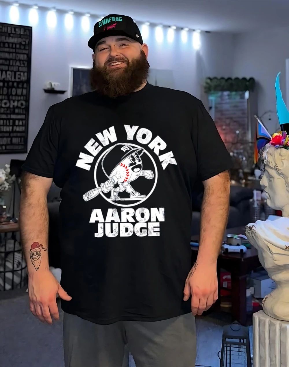 Aaron Judge New York Yankees Baseball Buddies cartoon shirt