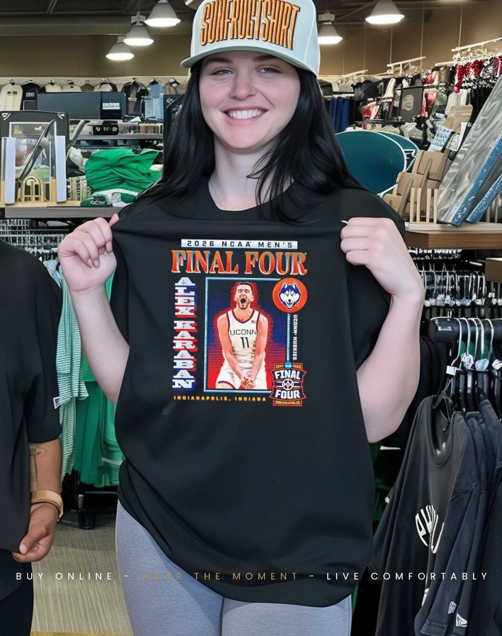 Alex Karaban UConn Men’s Basketball 2026 Final Four March Madness graphic shirt