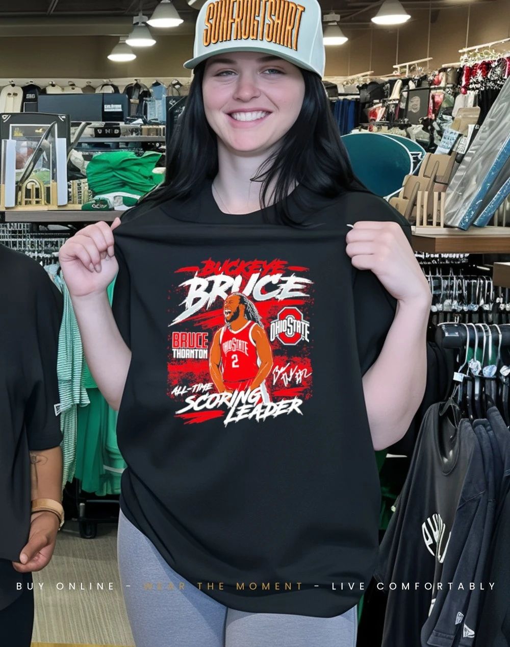 Ohio State Basketball Bruce Thornton All-Time Leading Scorer signature shirt