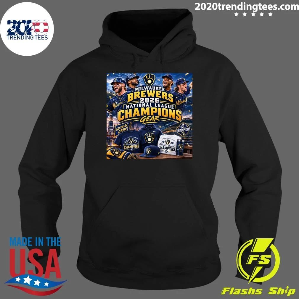 Milwaukee Brewers 2026 National League Champions Gear Shirt
