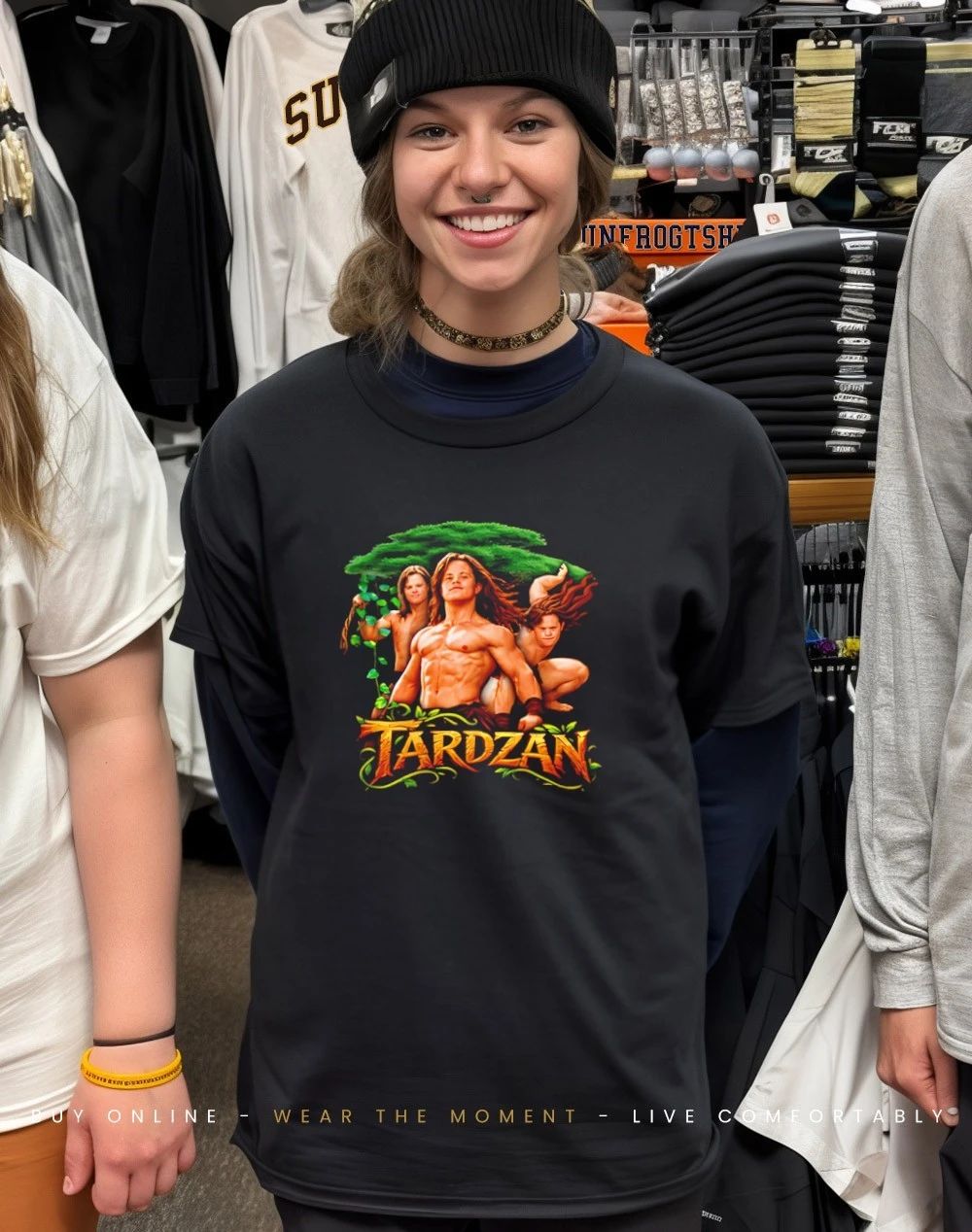 Tardzan Tarzan Down syndrome graphic shirt