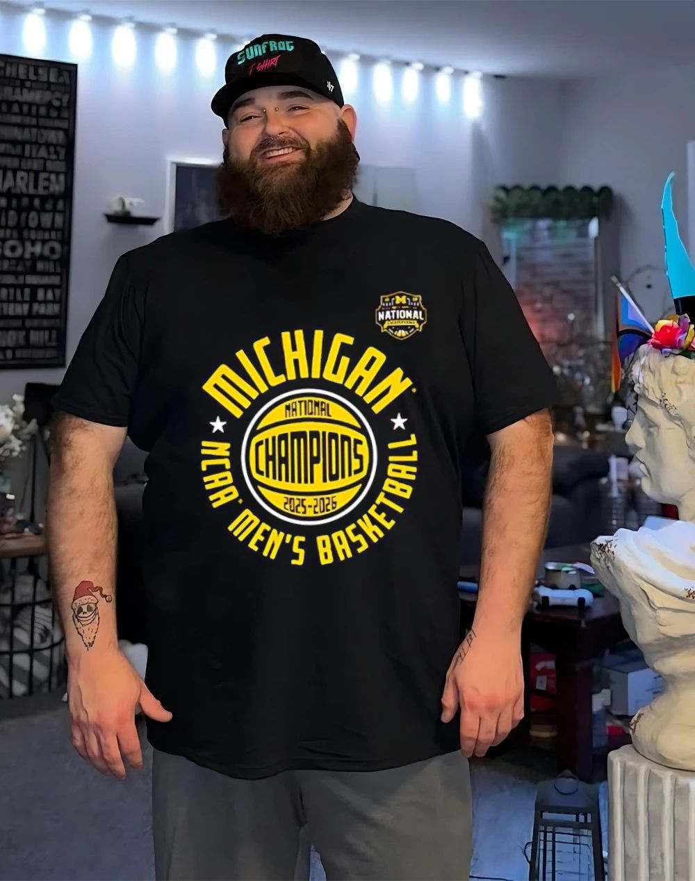 Michigan Men’s Basketball 2025-2026 National Champions logo shirt