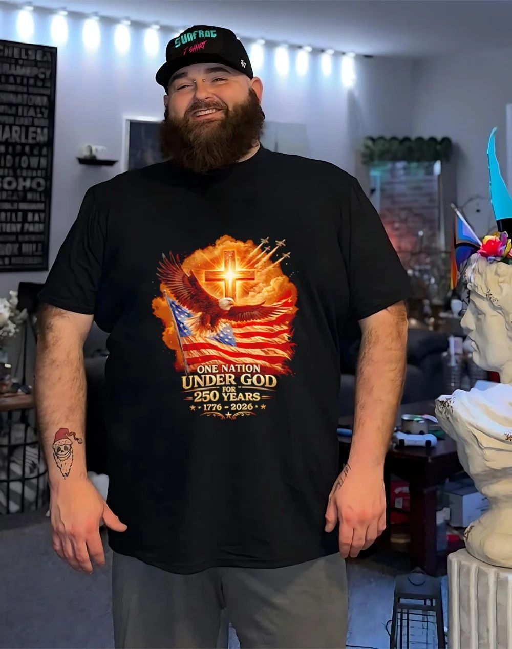 One Nation Under God For 250 Years 1776 2026 shirt