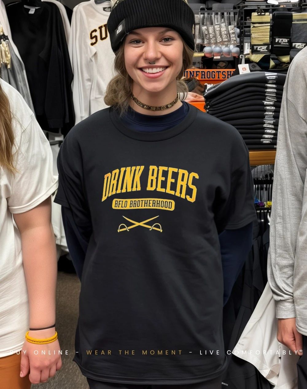 Drink Beers BFLO Brotherhood Buffalo Sabres shirt