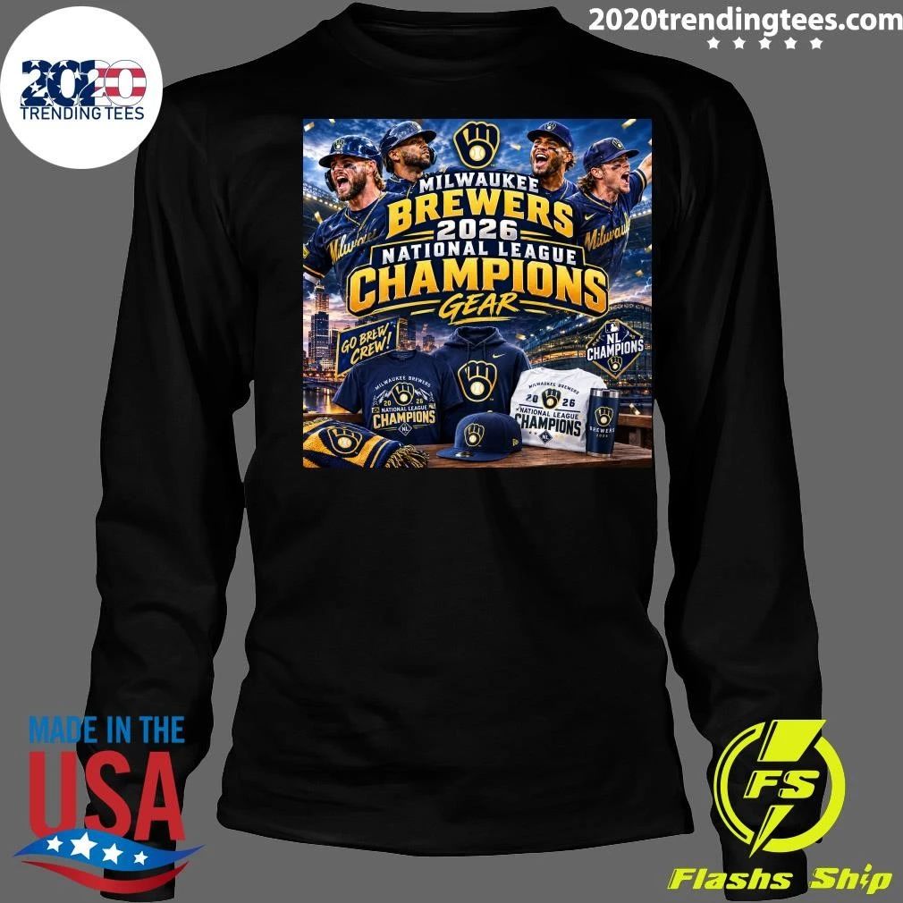Milwaukee Brewers 2026 National League Champions Gear Shirt